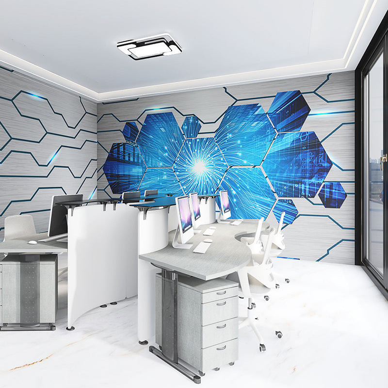 Background Wall Cloth E-sports Hall Technology Sense Wallpaper