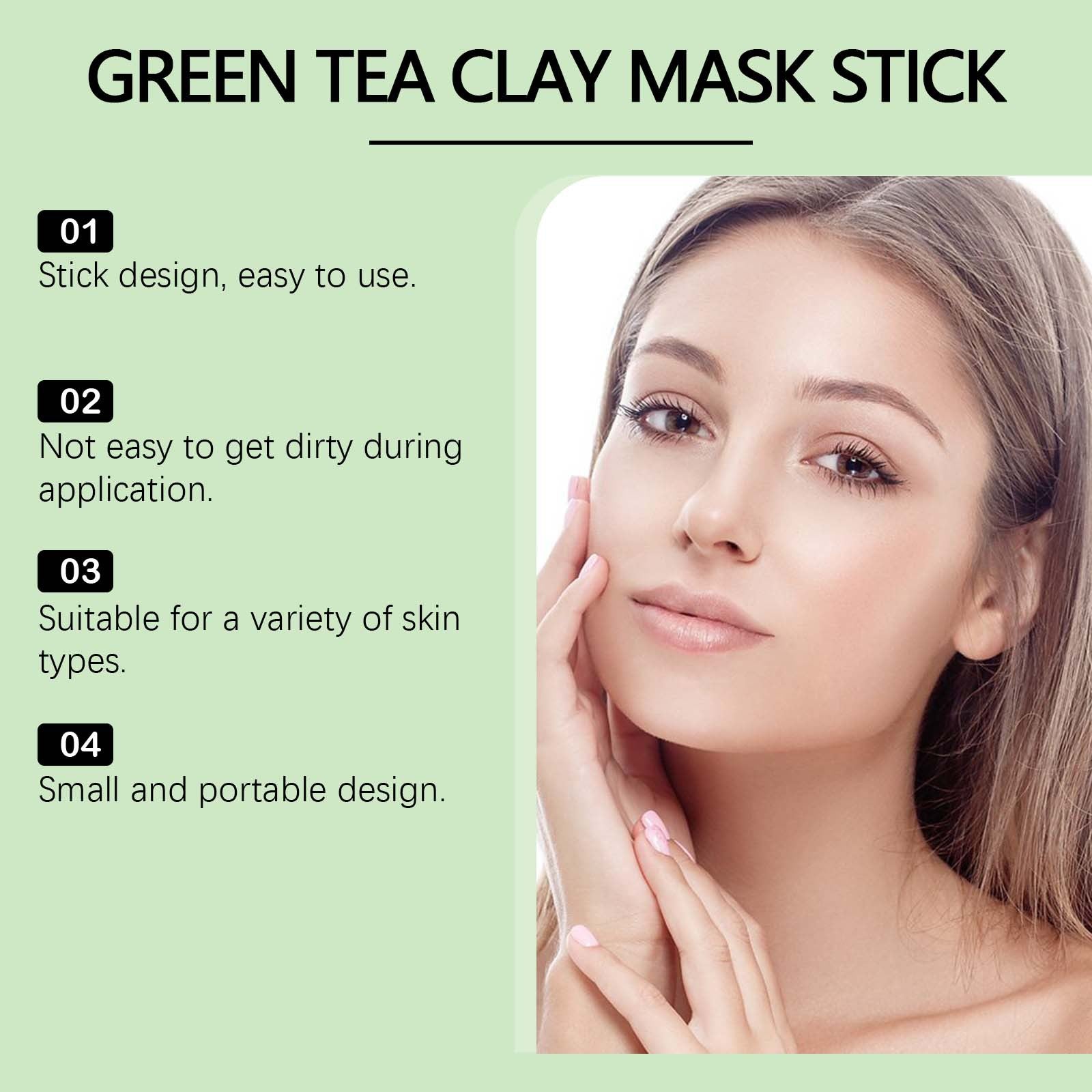 Masque Nettoyant Visage en Stick au Thé Vert
