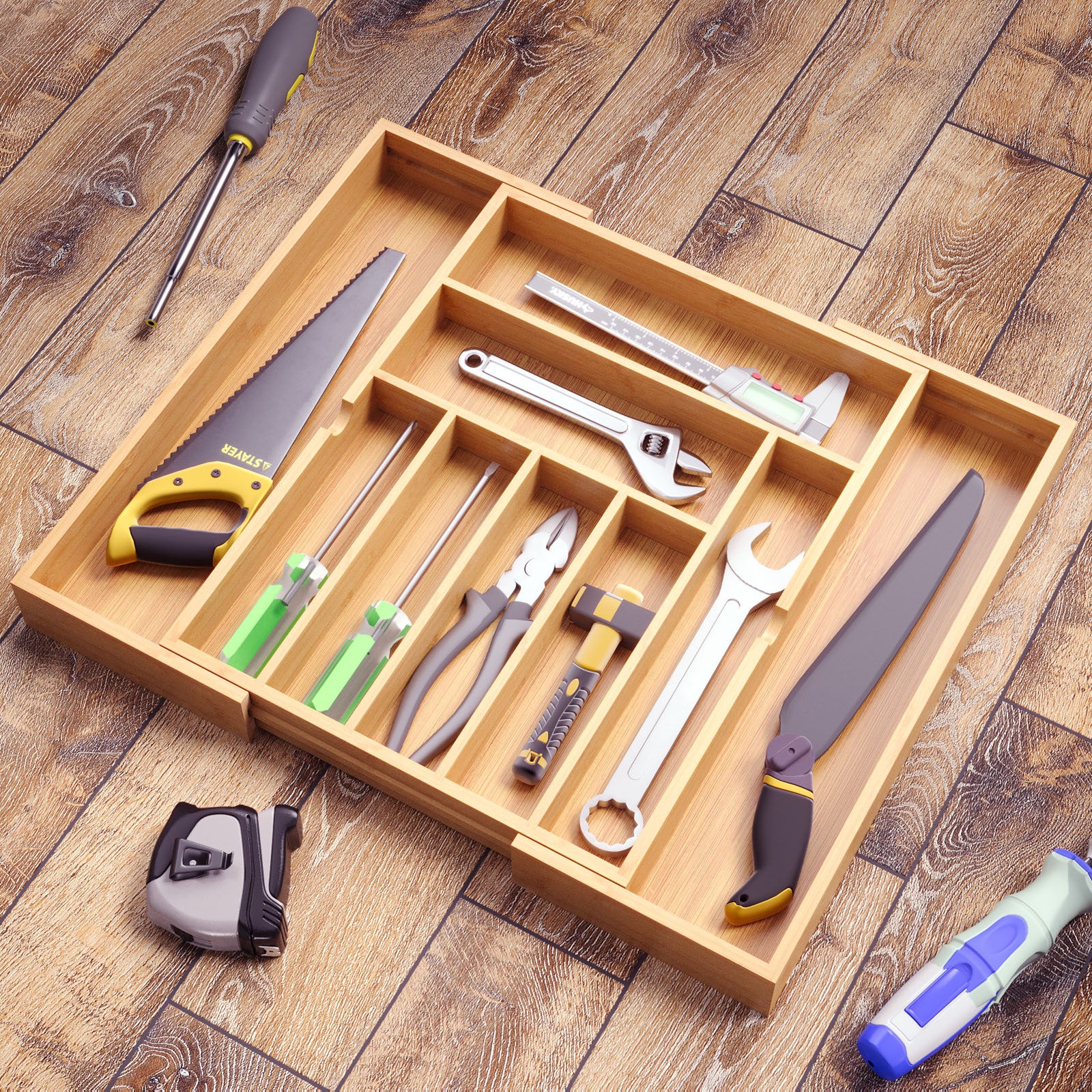 Kitchen Utensils Pull-out Retractable Home Bedside Tool Organizer