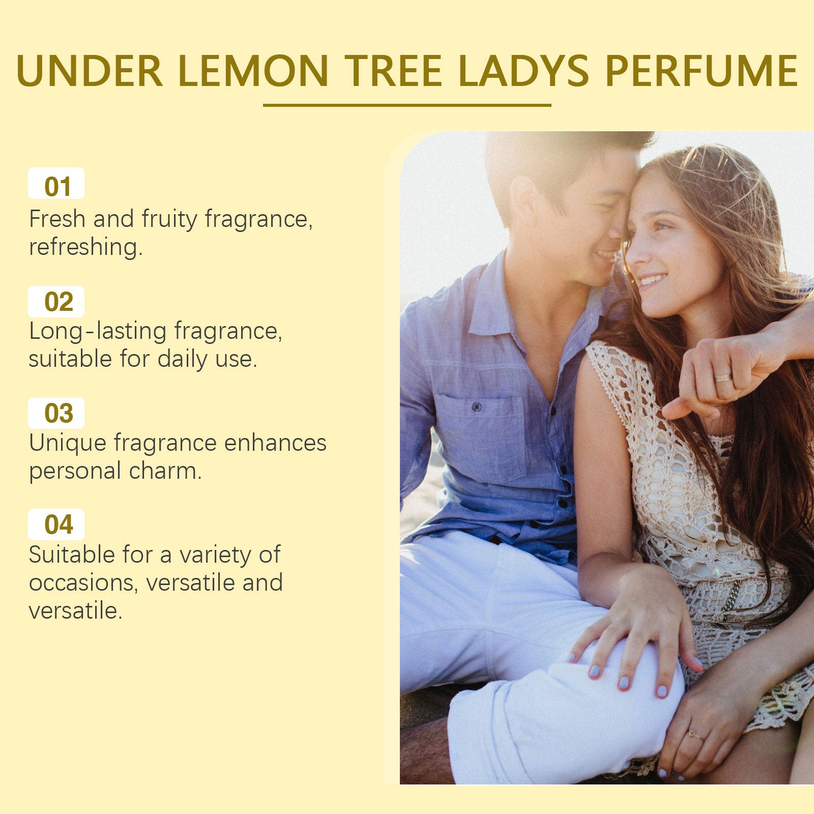 Parfum Jaune Citron Parfum Léger Charme Envoûtant