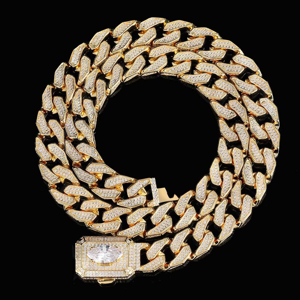 Hip Hop SMFK Galaxy Necklace 12mm Single Marquise