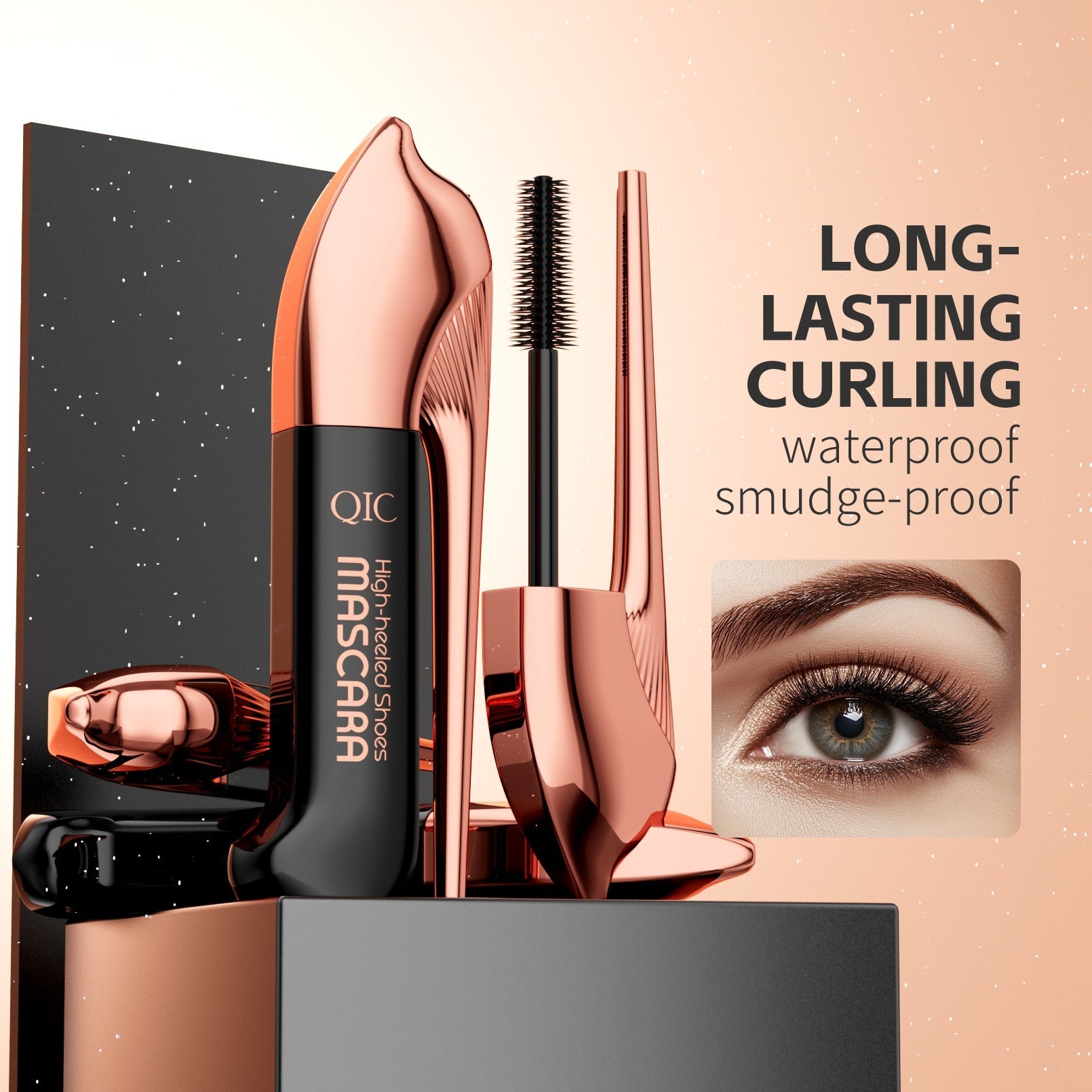 Mascara Maquillage Talons Hauts Imperméable Ne Coule Pas