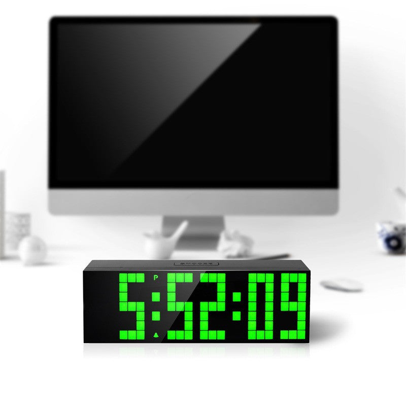 LED fashion digital silent luminous electronic alarm clock