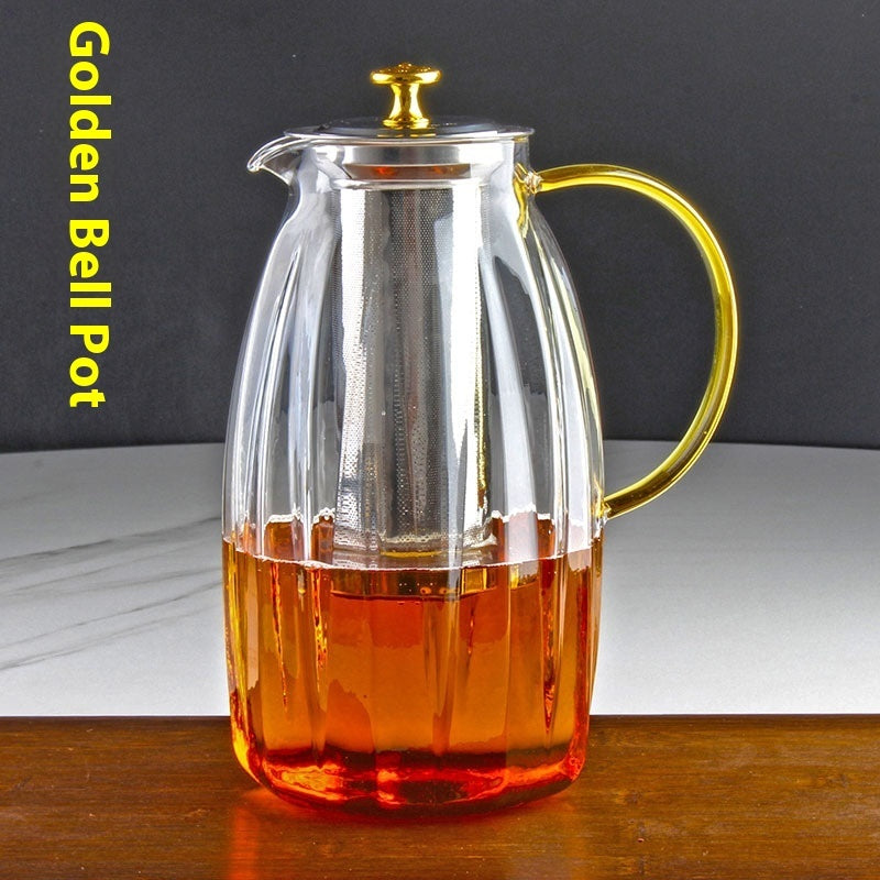 Household Heat-resistant Thick Glass Teapot Set
