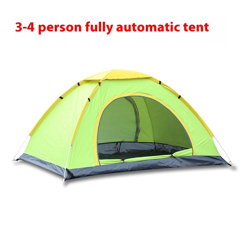 Tente de camping automatique double porte multi-personnes