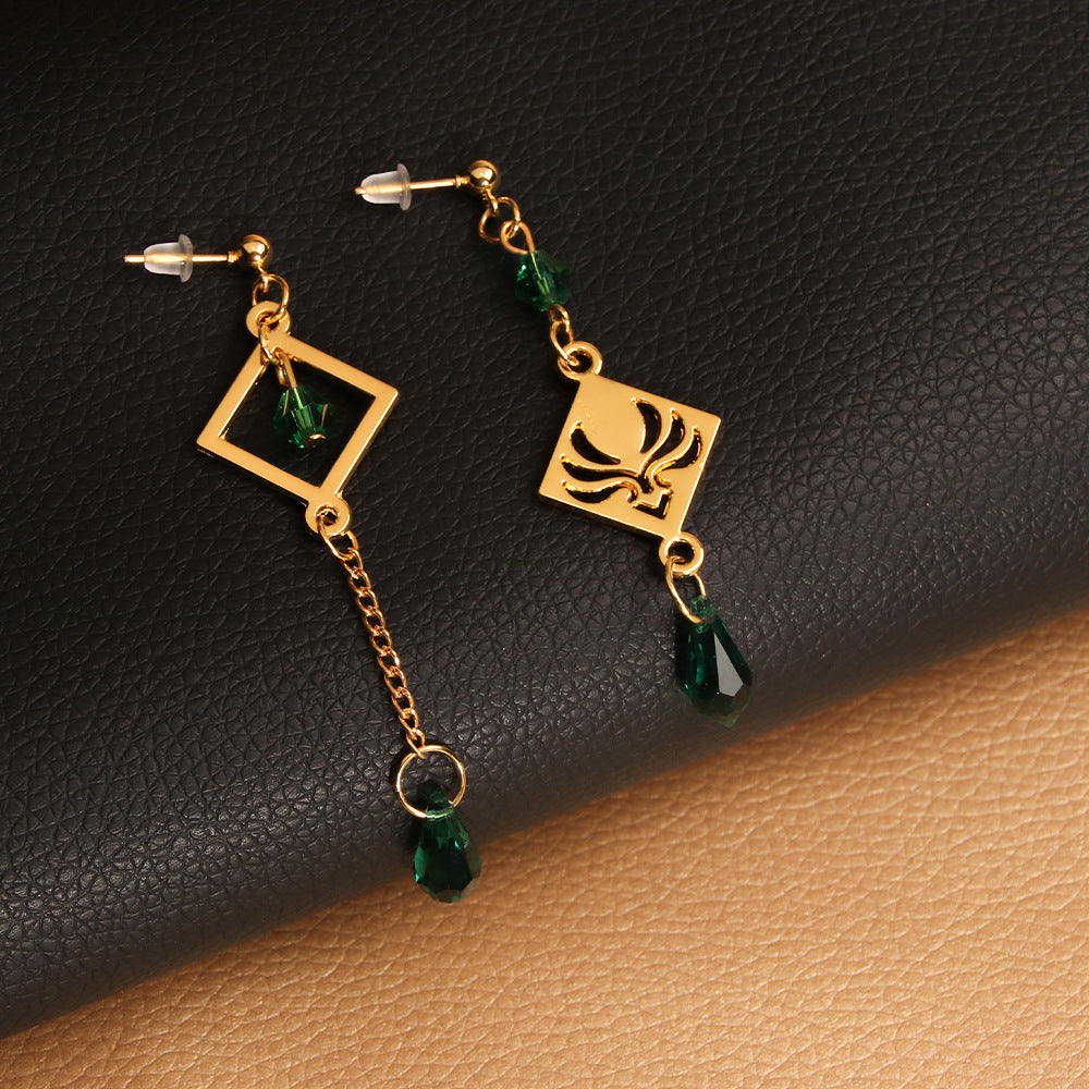 Fashion Plated Metal Earrings Are Unisex