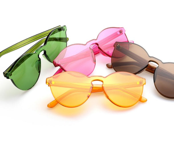 Women's Metal Fashionable Eye Protection Glasses