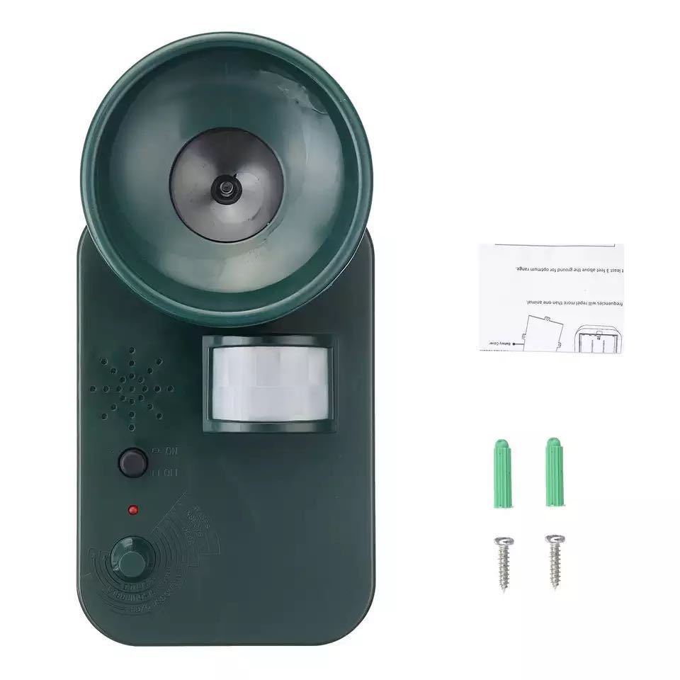 Outdoor Wireless Ultrasonic Animal Repeller