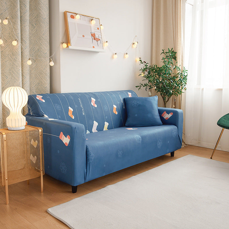 Christmas Stretch All-inclusive Printed Sofa Cover