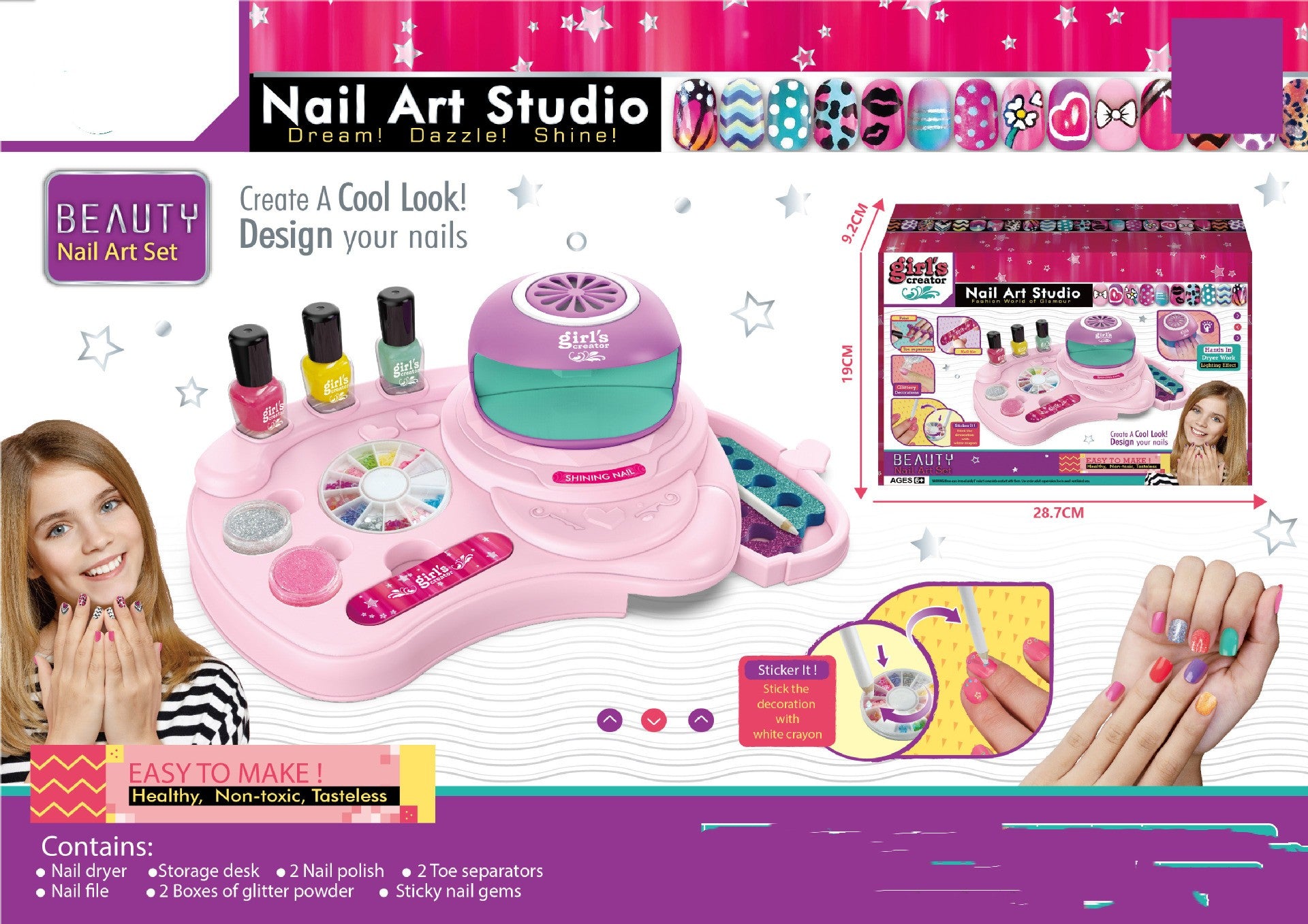 Manicure Series Play House Toys Suit