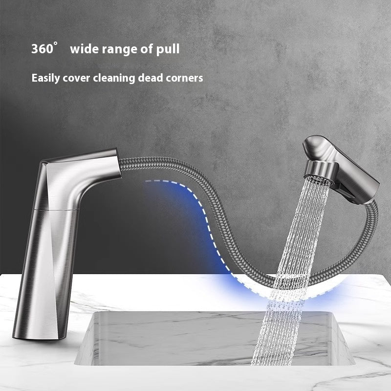 Washbasin Faucet Lifting Pull-out Type