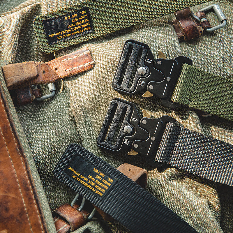 Ceinture tactique automatique rétro pour hommes