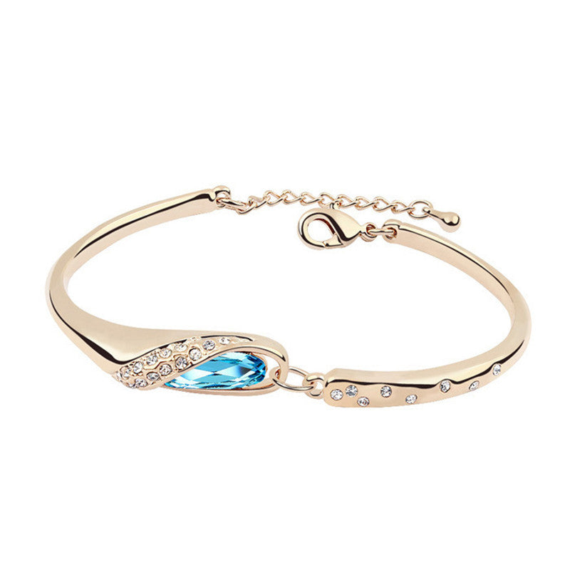 Bracelet en cristal en verre Shijia, chaussures de mode