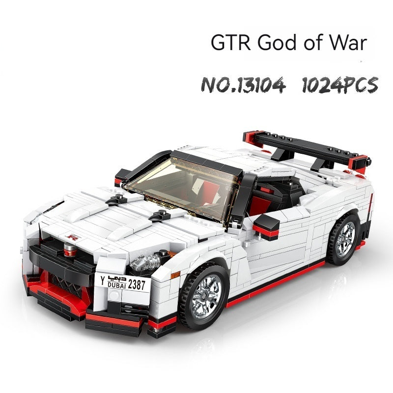 Jouets à assembler soi-même pour enfants Open 911 Sports Car GTR Racing