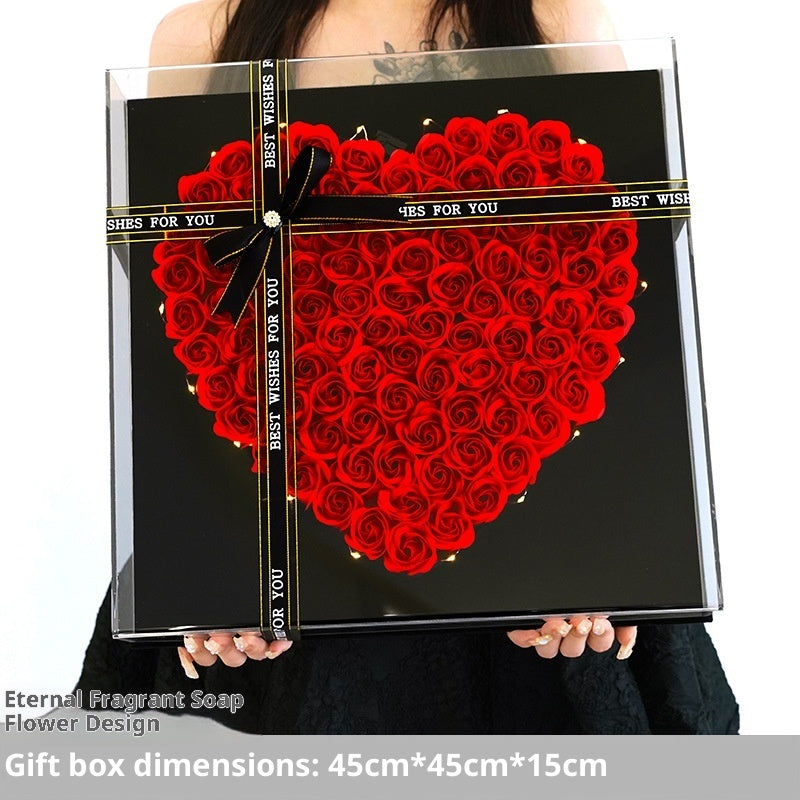 Valentine's Day Birthday Eternal Flower Bouquet Gift Box