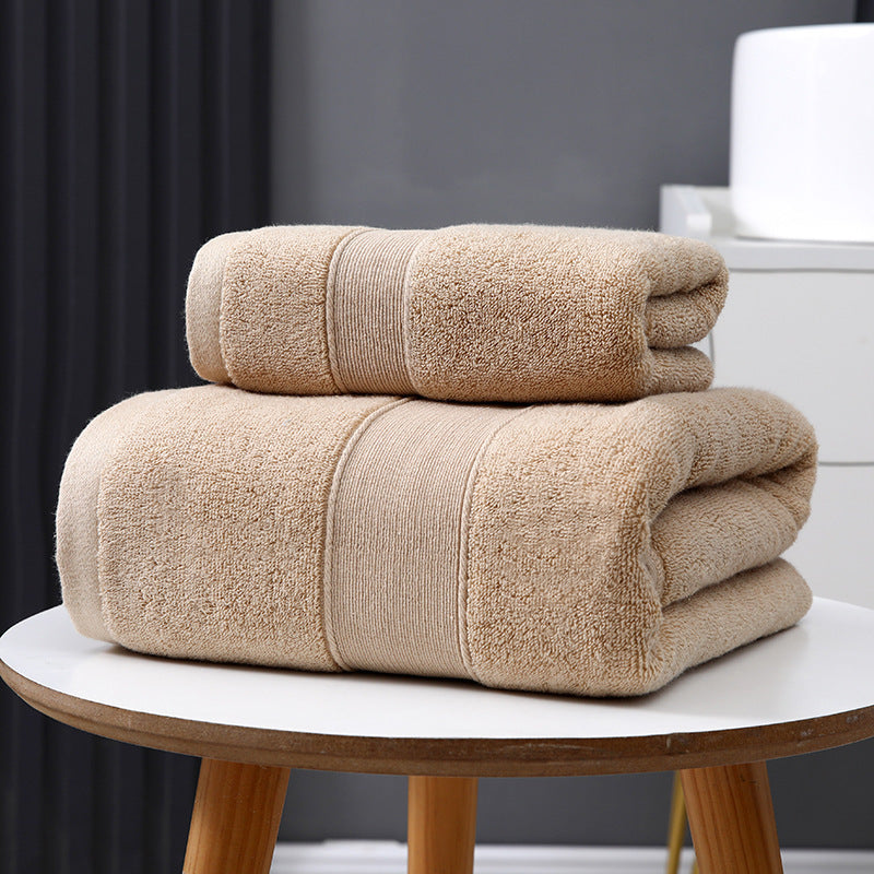 Serviette de bain épaisse en pur coton à séchage rapide et absorbante