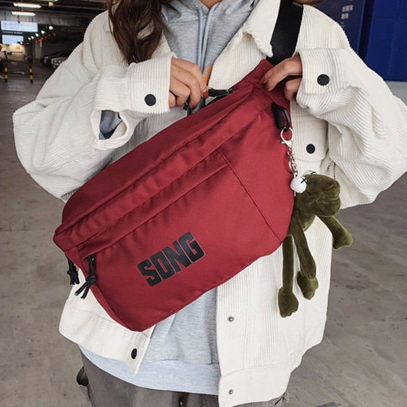 Nylon Shoulder Large Capacity Chest Bag