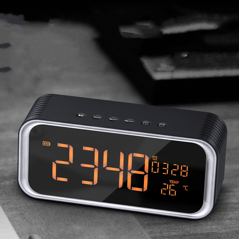 Private Model Big Screen Dual Alarm Clock Bluetooth Speaker