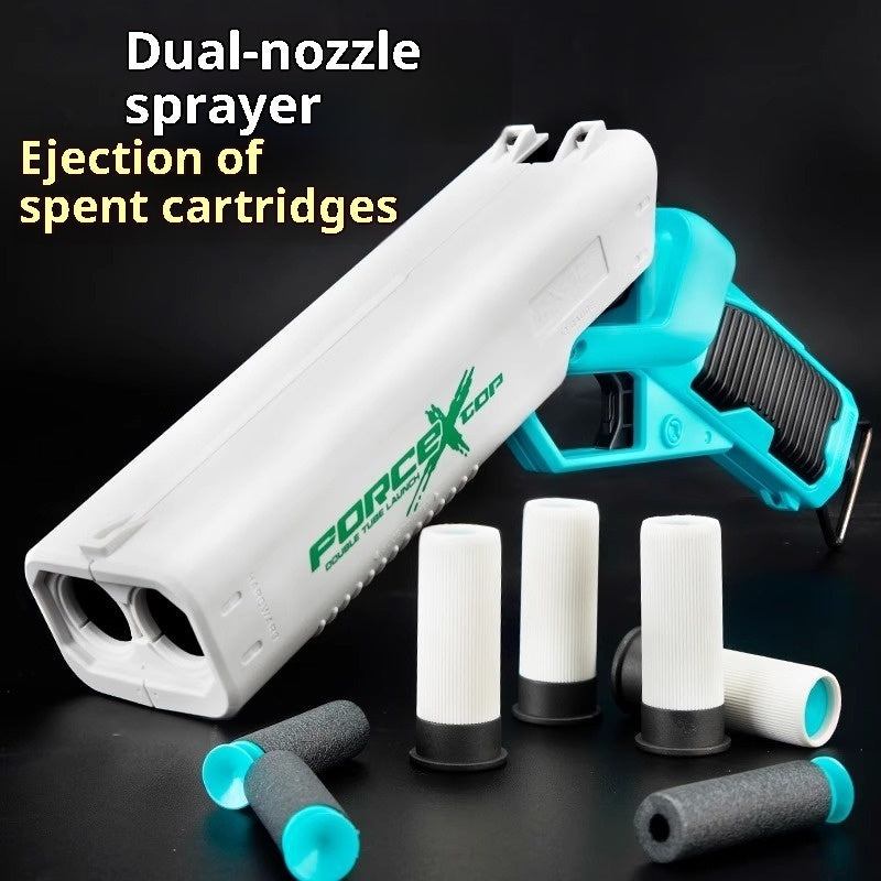 S686 Double-barreled Shotgun Spray Double-barreled Toy Gun Can Launch Children's Simulation Boy