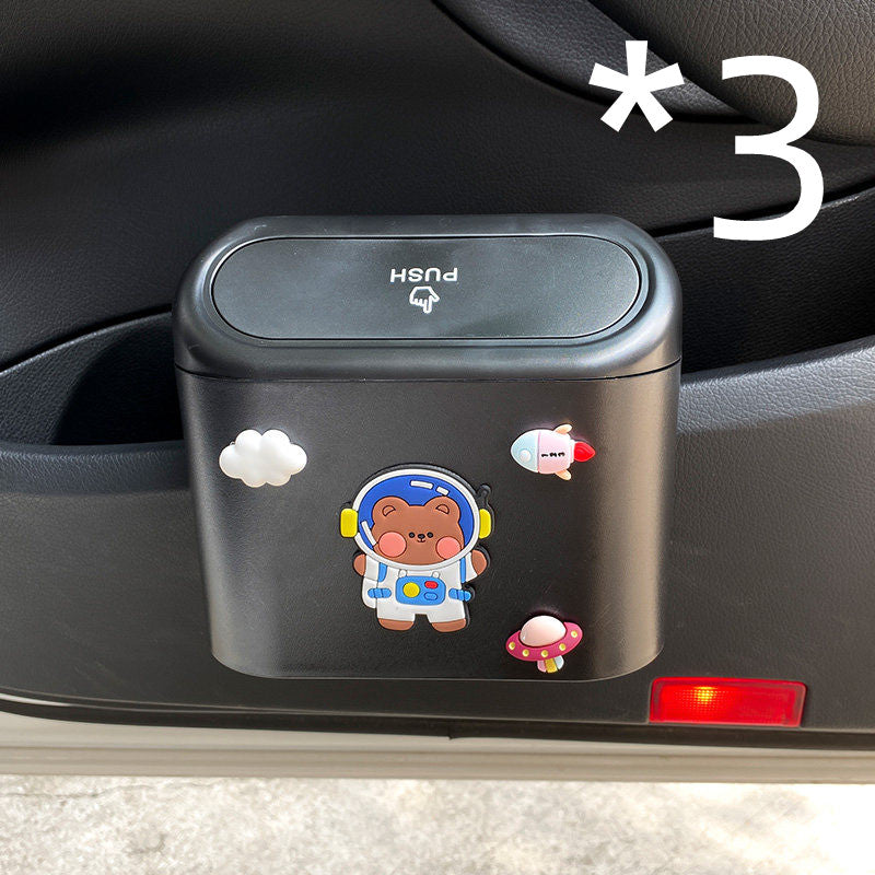 Car Trash Can Creative Cute Storage Cleaning