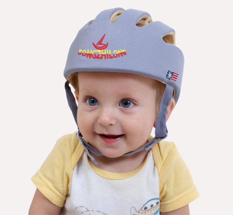 Baby Safety Helmet Toddler Headguard Hat Protective Infants Soft Adjustable For Crawl Walking Running Outdoor Playing