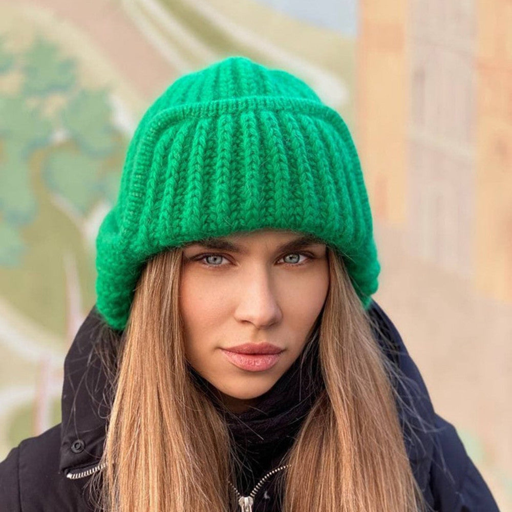 Beanie With Personalized Knitted Cuff