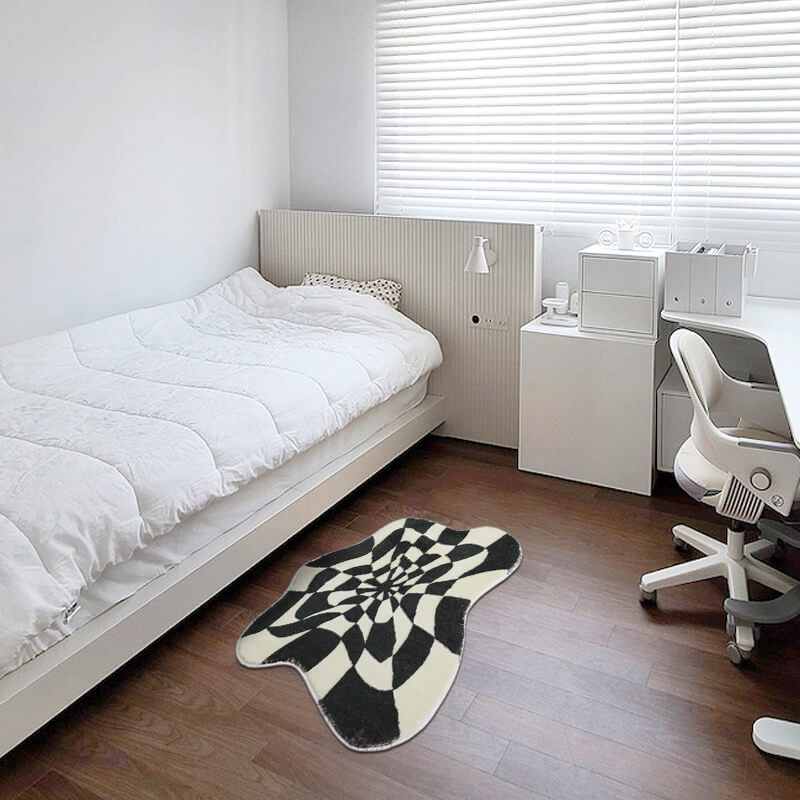 New Cute Girl Plush Small Floor Mat