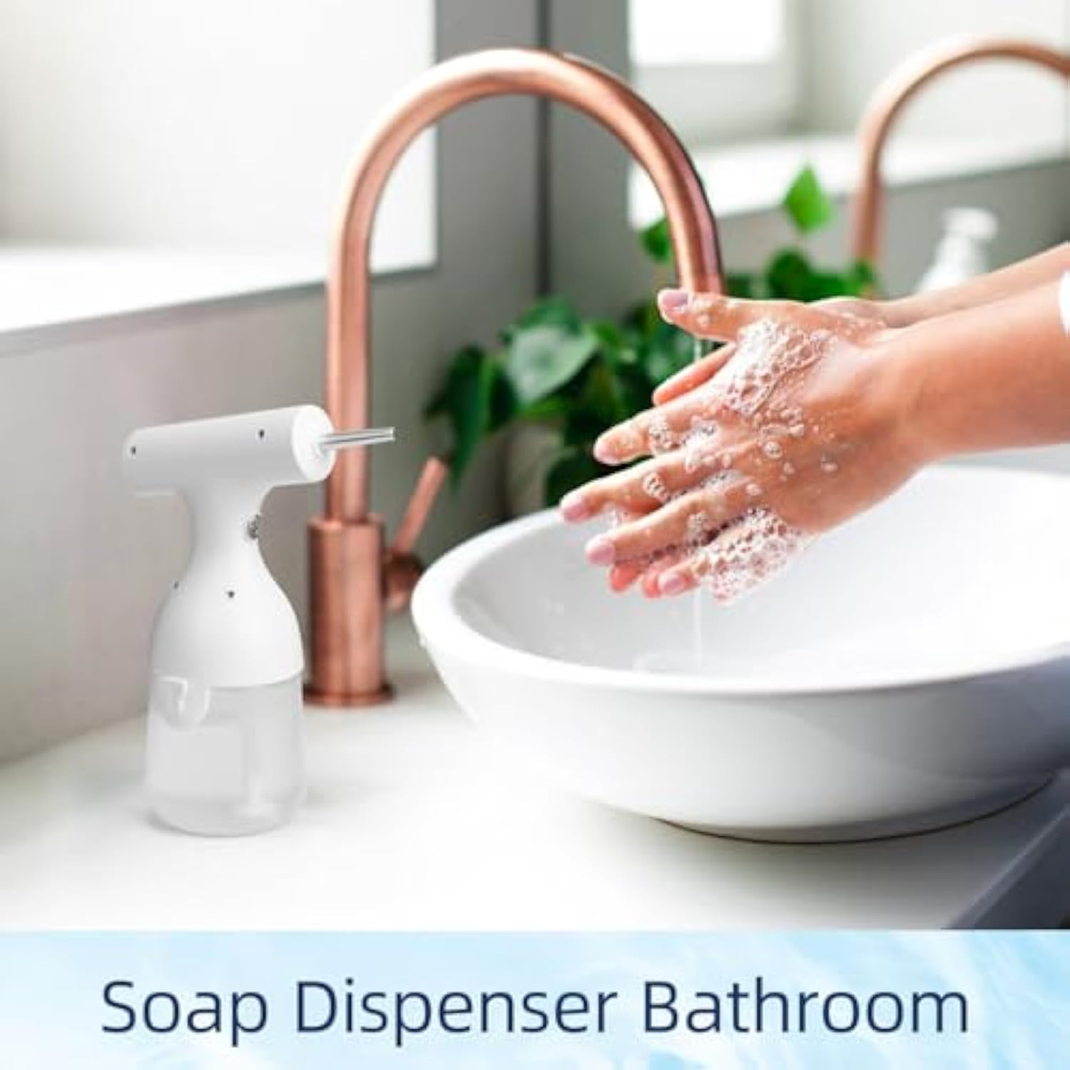 Electric Dog Cleaning Foam Soap Dispenser Soap Dispenser For Pet Bath Kitchen Sink Bathroom Rechargable And USB Cable