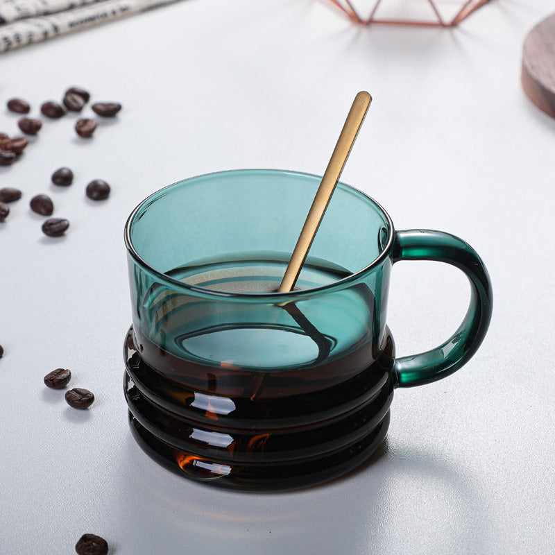 Environmental Protection High Borosilicate Glass Tea Cup Household Water Cup
