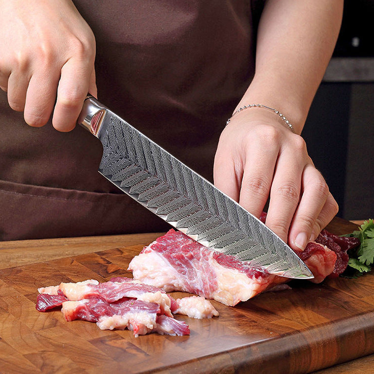 Damascus Steel Western Cuisine Yusheng Sliced Sashimi Knife