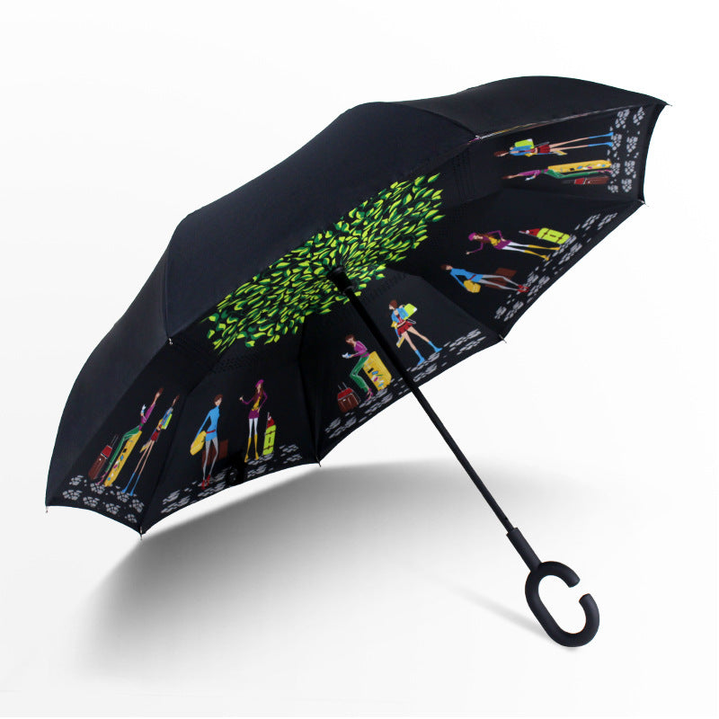 Car reverse umbrella
