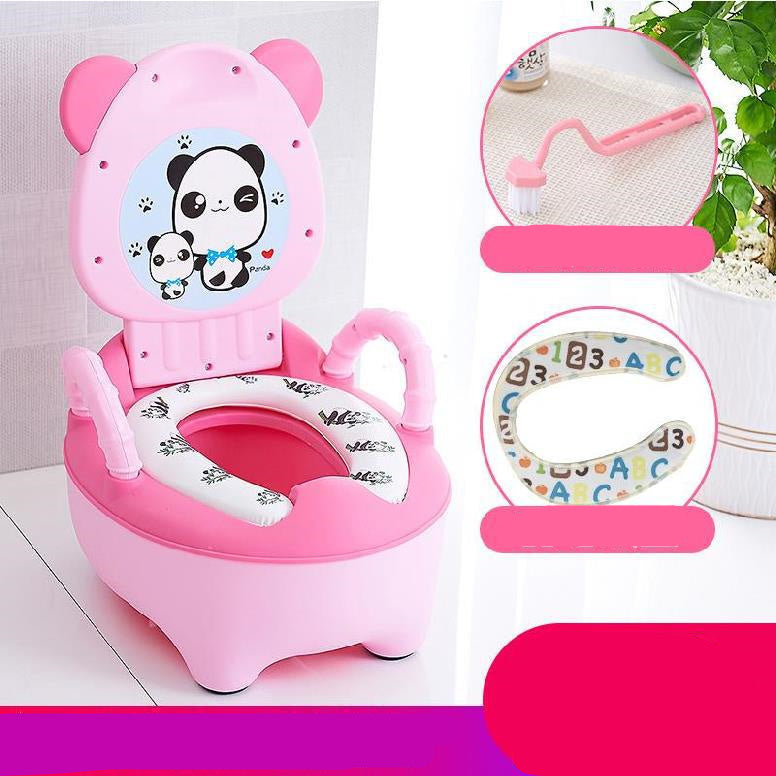 Male Baby Sits On A Toilet Special For Children''s Artifact