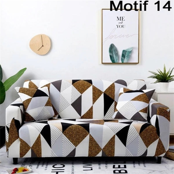 Housse de canapé coussin canapé imprimé housse de canapé
