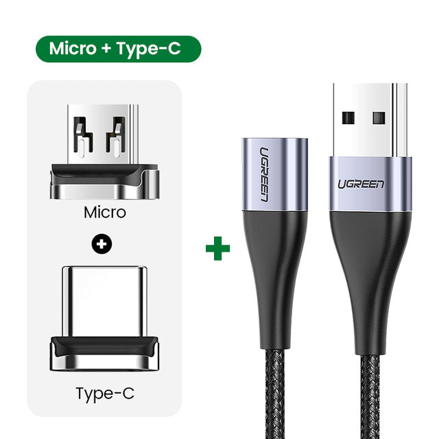 Câble de recharge magnétique à charge rapide