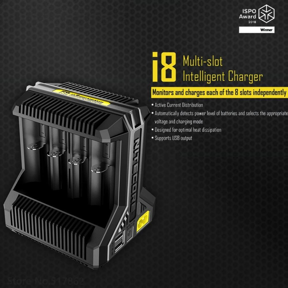 Knightcol I8 fast lithium battery charger