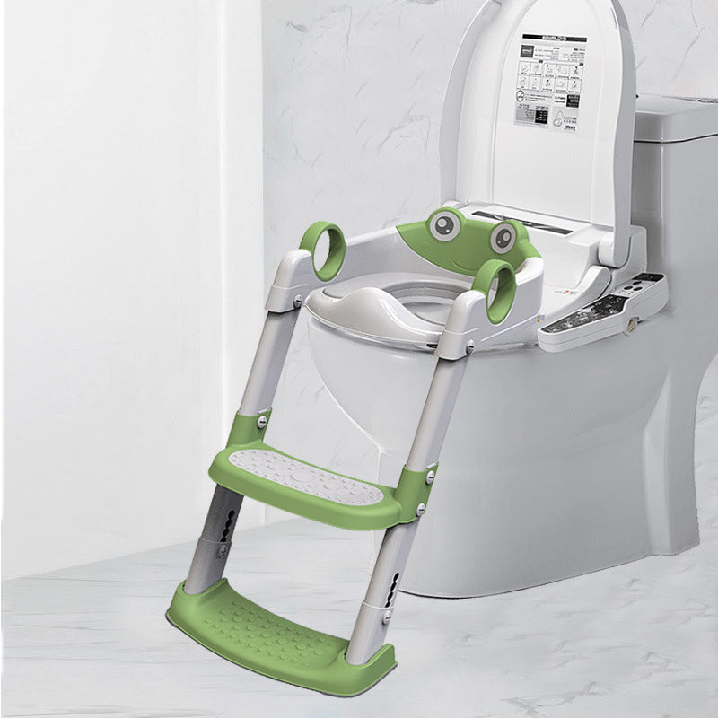 Toilettes auxiliaires pour enfants avec escalier