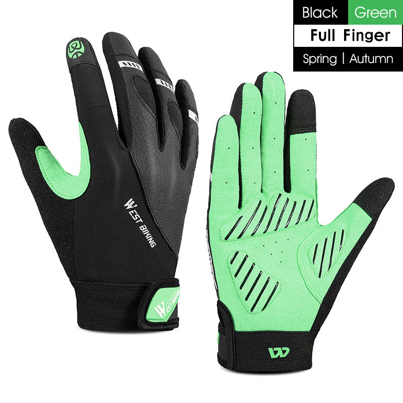 Bicycle And Motorcycle Shock-absorbing Gloves Outdoor Equipment