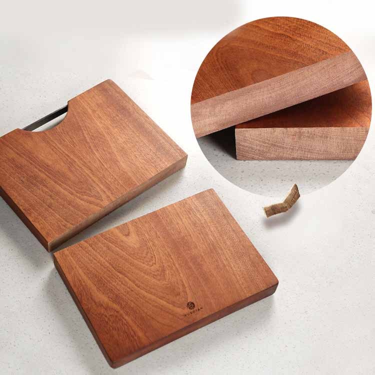 Planche à découper antibactérienne simple en ébène pour la maison