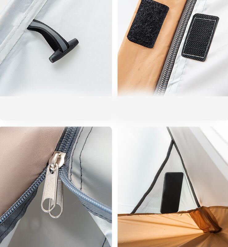 Tente de camping portable simple/double pour l'extérieur