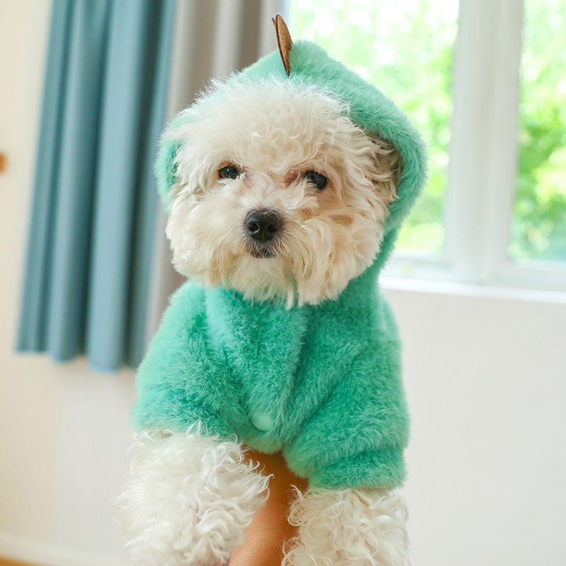 Sweat à capuche chaud pour animaux de compagnie, simple et élégant