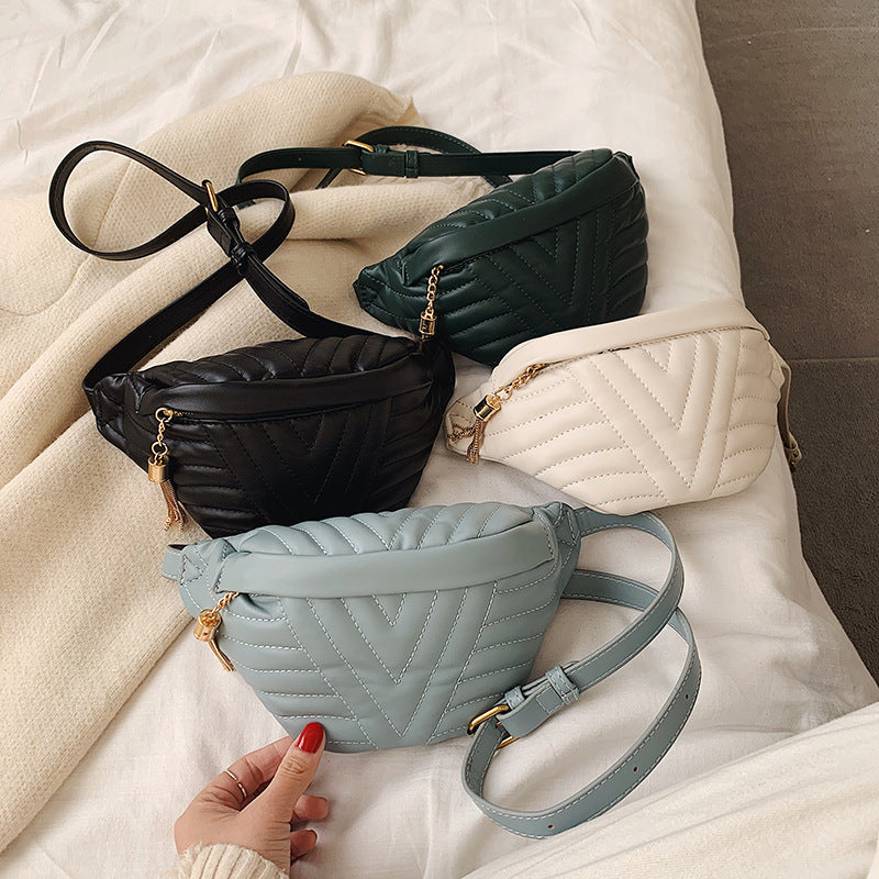All-match net red new chest bag