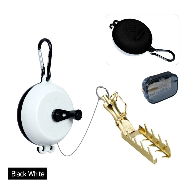Ilure Lure Of Fishing Gear Sequined Iron Plate Hanging Bottom Lifter Wukong Bait Lifter With 30 M Line Cross-border E-commerce