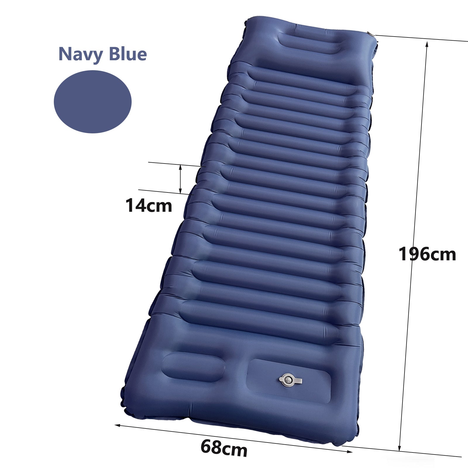 Matelas de camping gonflable léger et portable à pédale pour l'extérieur