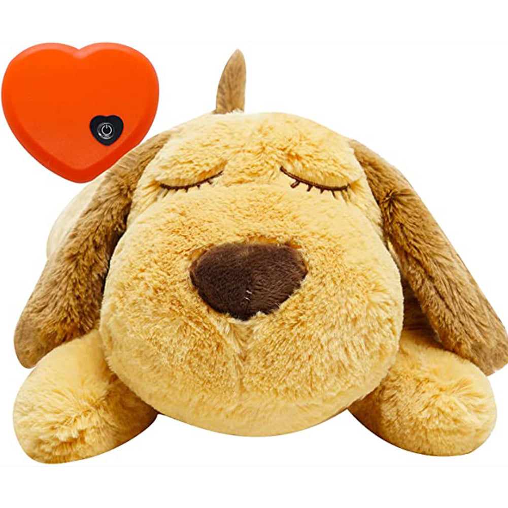 Chien Accompagne Sommeil Jouet Simulation Battement de Cœur Cadeau pour Animaux de Compagnie