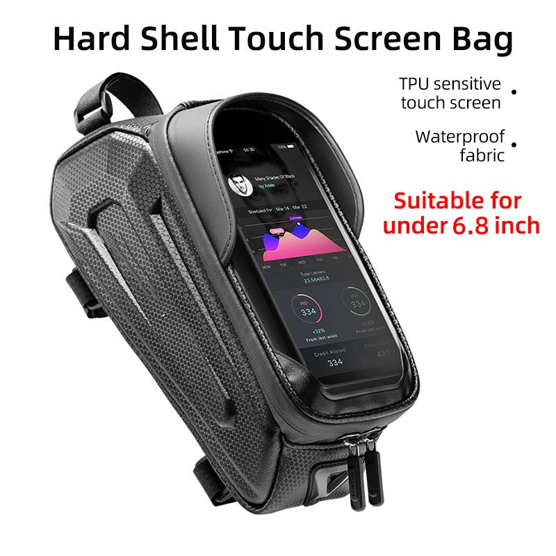 Hard Case Bicycle Front Beam Mobile Phone Bag