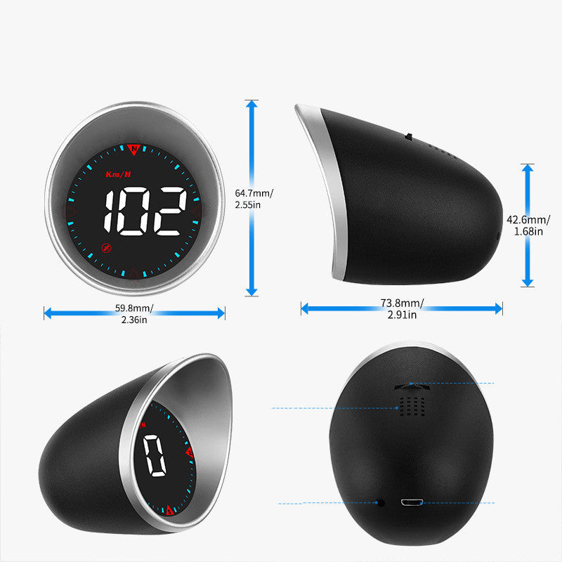 Display Car Universal Gps Overspeed Alarm