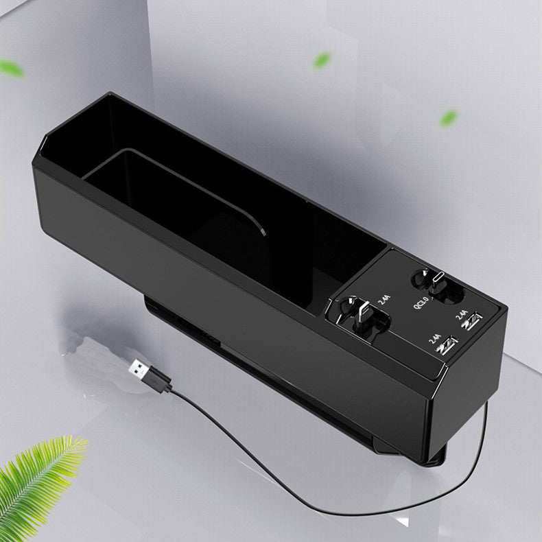 USB Multi-function Storage Car Seat Clip Storage Box