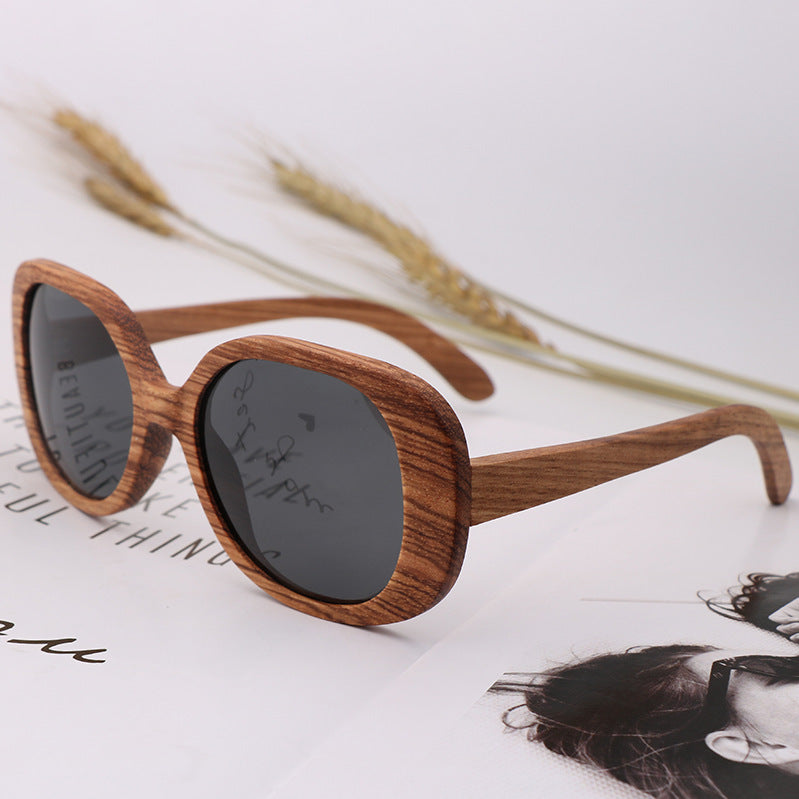 Lunettes de soleil en bambou et bois, mode cycliste d'extérieur pour hommes et femmes