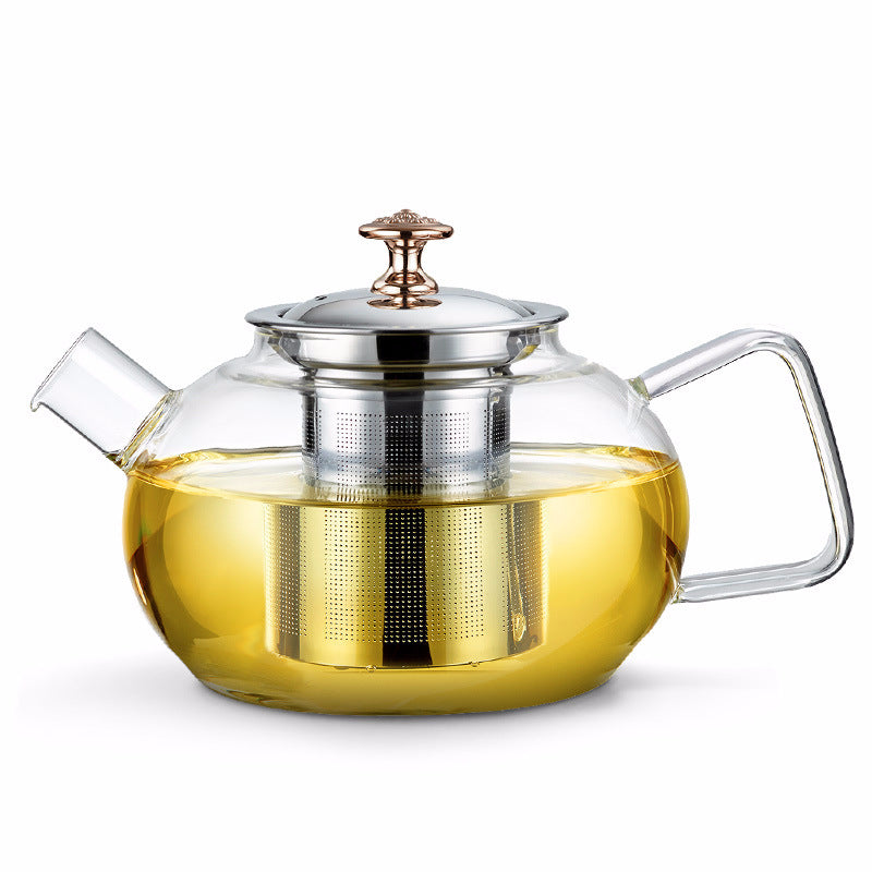 Thickened High Borosilicate Glass Teapot