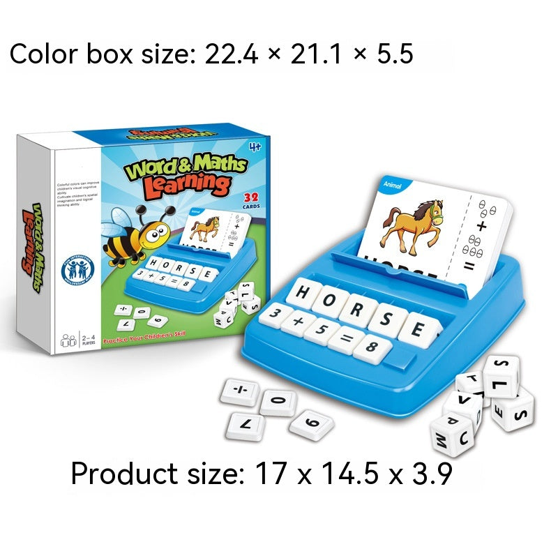 Jouets d'Éveil Éducatifs pour Apprendre les Chiffres et les Lettres - Jeu de Société